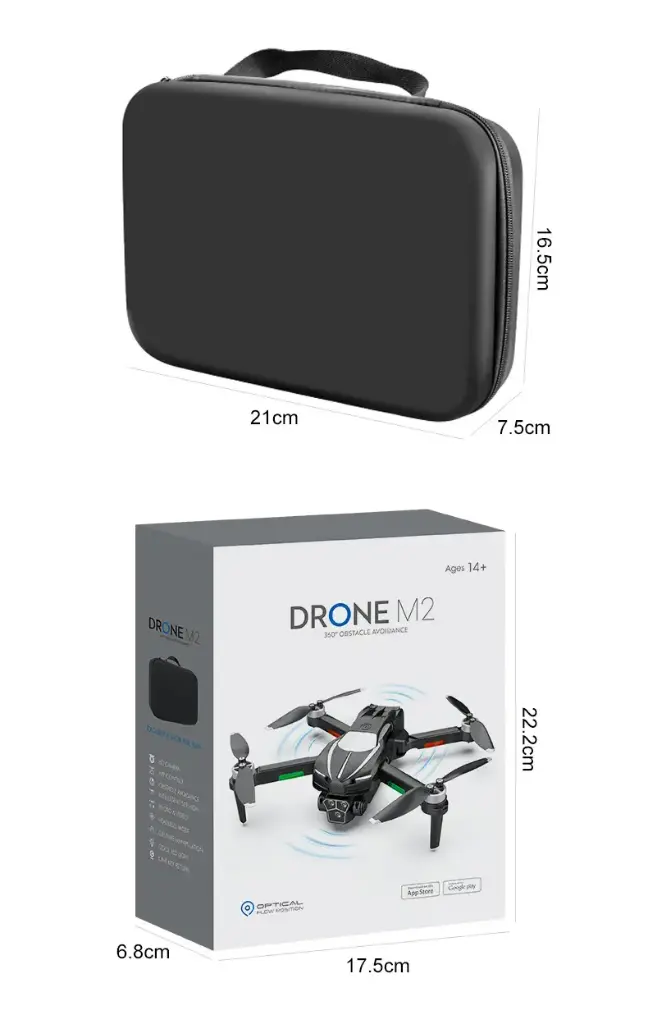 M2-Three camera obstacle avoidance drone